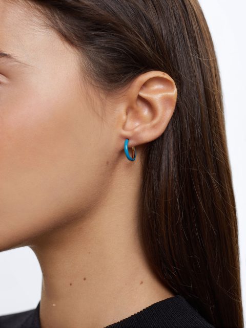 Parfois 925 Silver Hoop Øreringe Dame Grå | DK-81VXSROTU