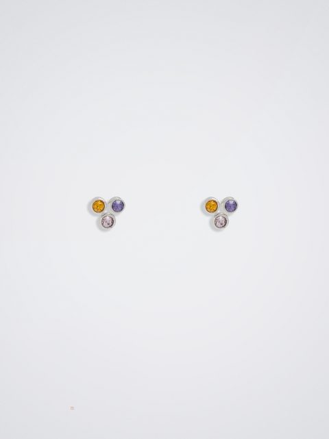 Parfois 925 Silver Studs With Zirconia Øreringe Dame Flerfarvede | DK-23YXFMEUT
