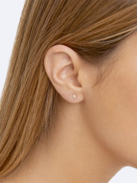 Parfois 925 Silver Studs With Zirconia Øreringe Dame Guld | DK-61GTKHAOW