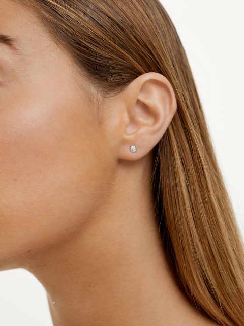 Parfois 925 Silver Studs With Zirconia Øreringe Dame Sølv | DK-75WZQYDAM