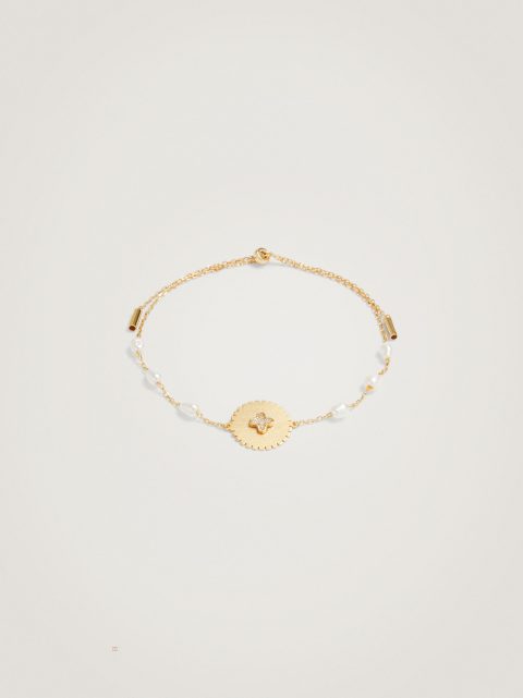 Parfois 925 Silver With Freshwater Pearl Armbånd Dame Hvide | DK-60HIWZGRO