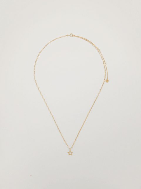 Parfois 925 Silver With Star Halskæder Dame Guld | DK-97UPGQEJO