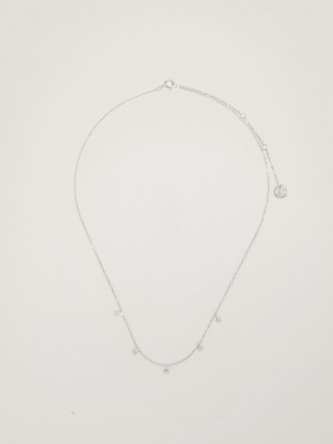 Parfois 925 Silver With Stars Halskæder Dame Sølv | DK-16NIHZKRW