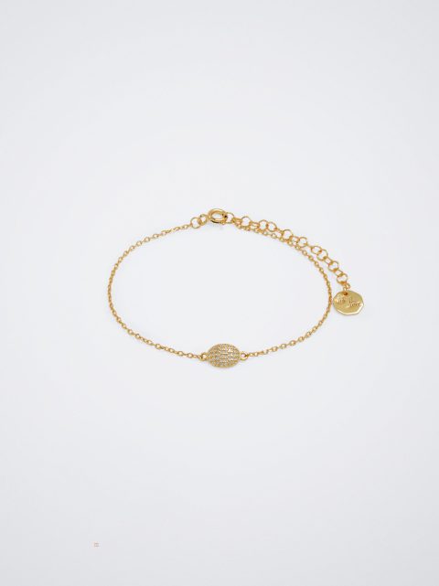 Parfois 925 Silver With Zirconia Armbånd Dame Guld | DK-28NHPBZUF