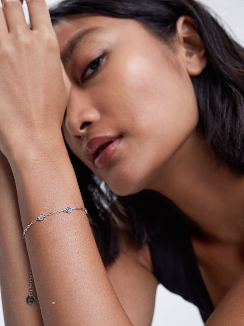Parfois 925 Silver With Zirconia Armbånd Dame Flerfarvede | DK-54DNOSXPK