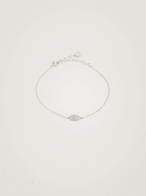 Parfois 925 Silver With Zirconia Armbånd Dame Sølv | DK-75GKSWOJI