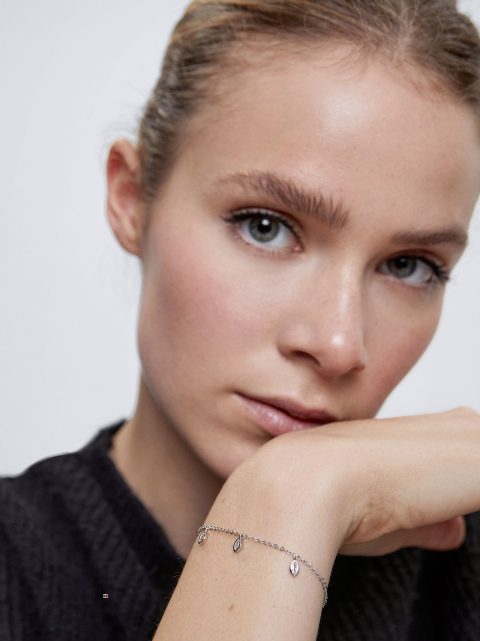Parfois 925 Silver With Zirconia Armbånd Dame Sølv | DK-92MLYIPTO
