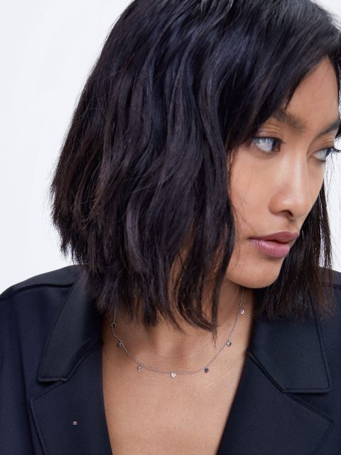 Parfois 925 Silver With Zirconia Halskæder Dame Sølv | DK-78TEZPNKF