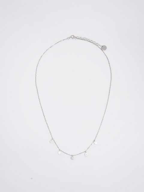 Parfois 925 Silver With Zirconia Halskæder Dame Sølv | DK-78VZADOUP