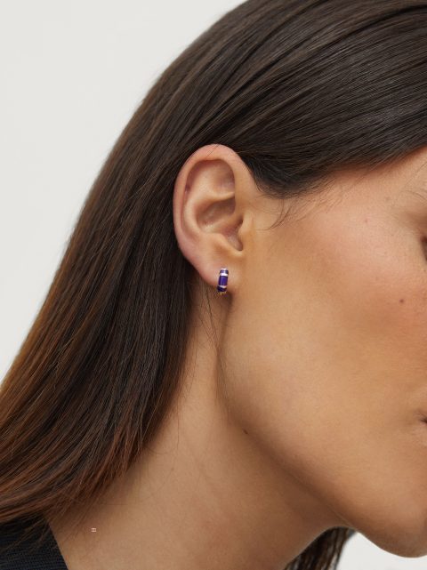 Parfois 925 Sterling Silver Hoop Øreringe Dame Flerfarvede | DK-57XUKHBCS