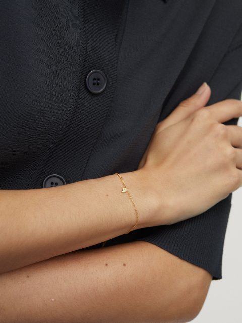 Parfois Adjustable 925 Silver With Horn Armbånd Dame Guld | DK-92VFEOANP
