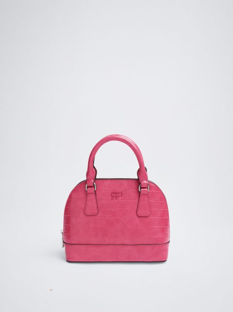 Parfois Animal Embossed Crossbody Taske Dame Lyserød | DK-20YMWHNKO
