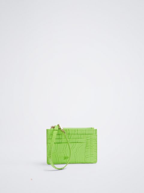 Parfois Animal Embossed Kortholdere Dame Grøn | DK-95SIOYBLF