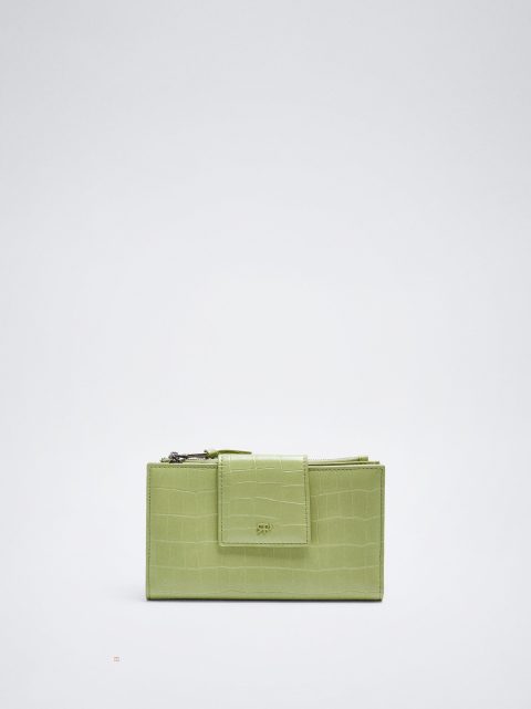 Parfois Animal Print Pung Dame Grøn | DK-20TLEYQMS