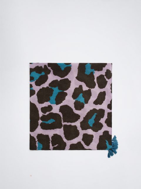 Parfois Animal Print Tørklæder Dame Lilla | DK-06KASIHOR