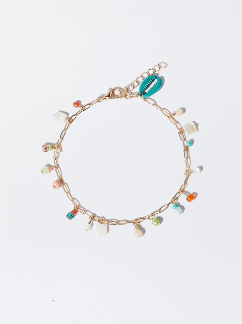 Parfois Anklet With Shell Armbånd Dame Flerfarvede | DK-05GREWSXK