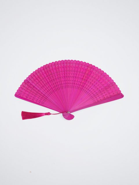 Parfois Bamboo Dragonfly Fans Dame Fuchsia | DK-74FHJMCWB