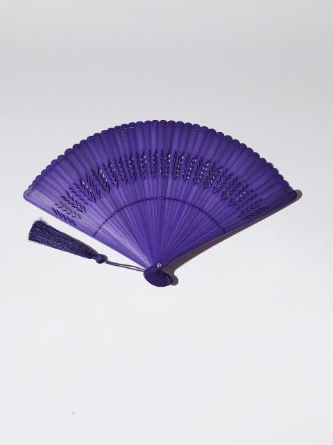 Parfois Bamboo Perforated Fans Dame Lilla | DK-10EKMOIPY