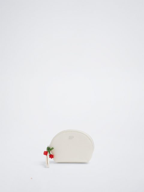 Parfois Basic Coin Pung Dame Hvide | DK-61YISJCFH