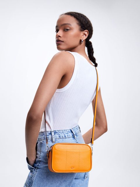 Parfois Basic Crossbody Taske Dame Orange | DK-43RBIAUGN