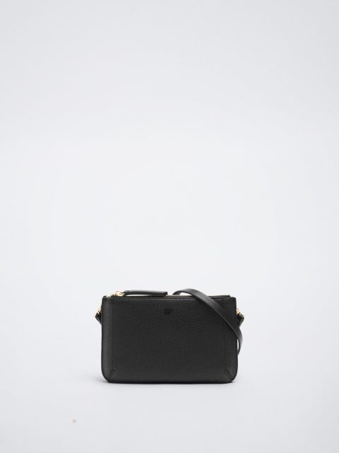 Parfois Basic Crossbody Taske Dame Sort | DK-07OVZMRCP
