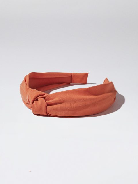 Parfois Brede With Knot Pandebånd Dame Orange | DK-79YGQZFEL