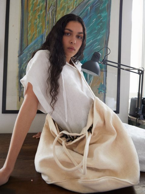 Parfois Canvas Muleposer Dame Beige | DK-28KEPFHIB