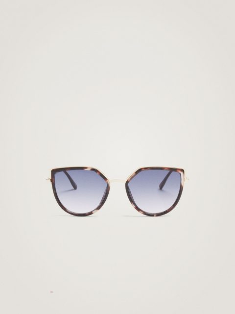 Parfois Cat Eye Solbriller Dame Brune | DK-30BKLHGXP