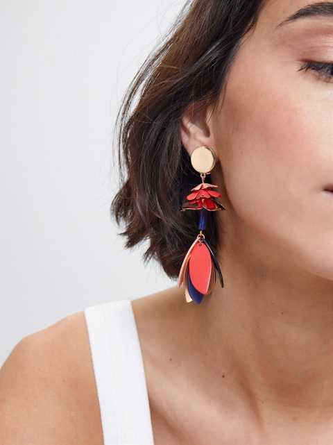 Parfois Clip-Earrings With Stone Øreringe Dame Flerfarvede | DK-05UDTXRHG