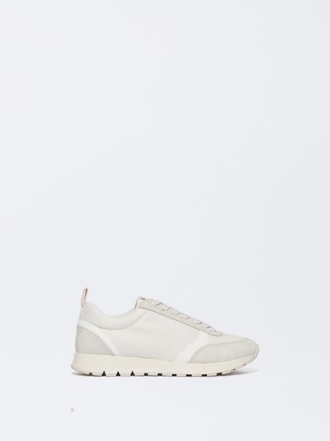 Parfois Contrasting Sneakers Dame Hvide | DK-73VSRDMIX