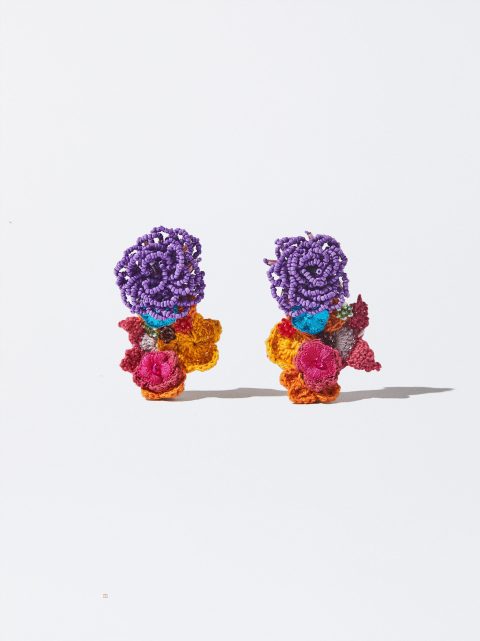Parfois Crochet Clip With Beads Øreringe Dame Flerfarvede | DK-63VQMUBSK
