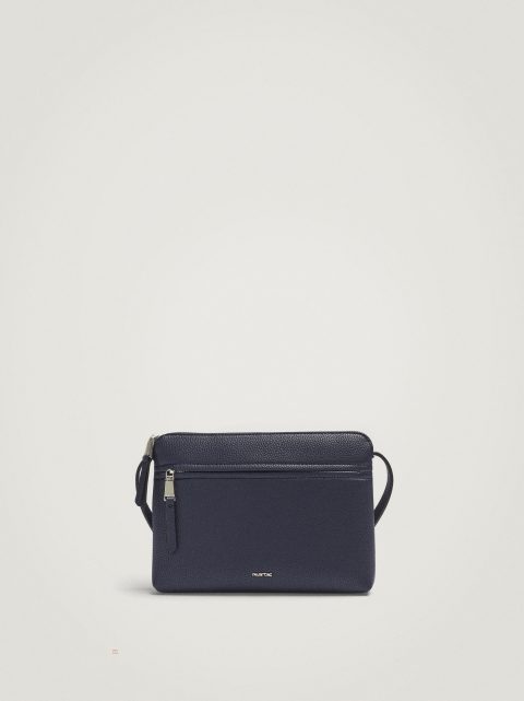 Parfois Crossbody Bag With Outer Pocket Crossbody Taske Dame Mørkeblå | DK-34AUZEHSB