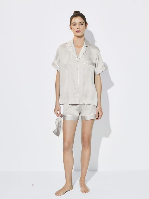 Parfois Customizable With Eye Mask Pyjamas Dame Beige | DK-87MRNLTVF