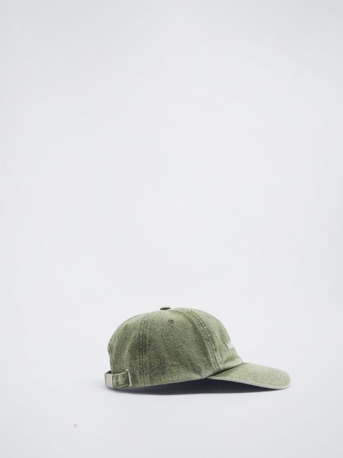Parfois Denim Kasketter Dame Khaki | DK-51OCYKASN