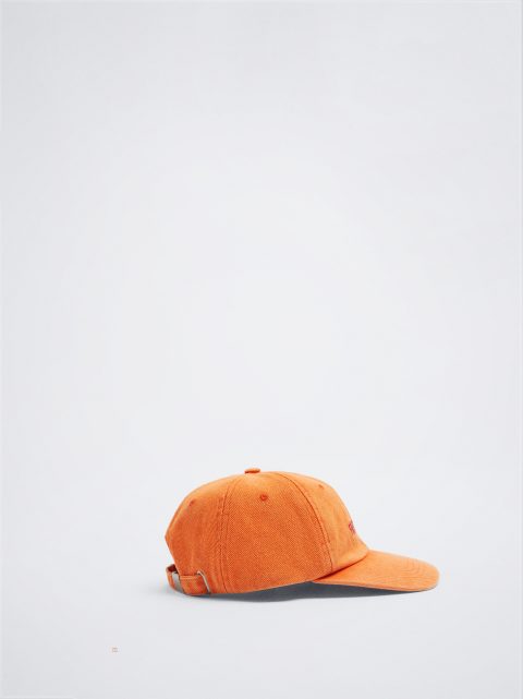 Parfois Denim Kasketter Dame Orange | DK-76TGHQDZY