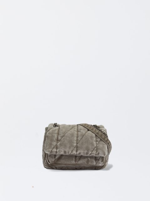 Parfois Denim Skuldertasker Dame Grå | DK-57NKHRLGA