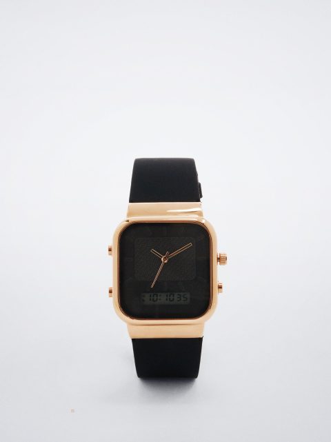 Parfois Digital Watch With Square Case Digitale Ure Dame Sort | DK-17JUFAKNT
