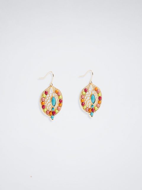 Parfois Earrings With Beads Øreringe Dame Flerfarvede | DK-37UTRCDYF