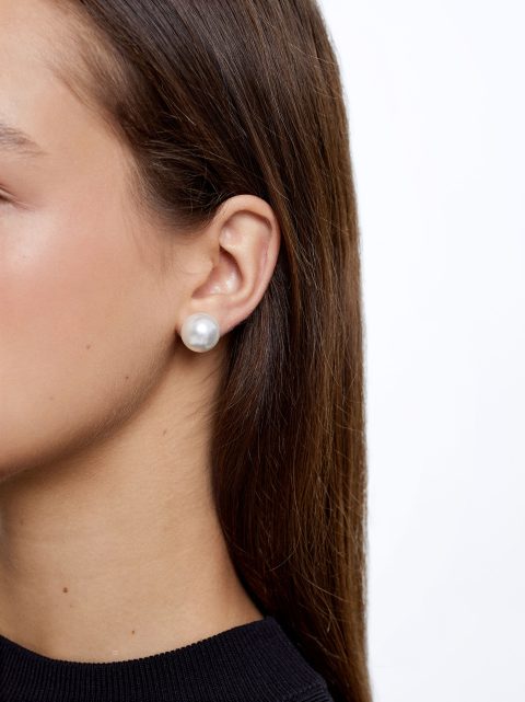 Parfois Earrings With Pearls Øreringe Dame Beige | DK-05WPLHOEQ