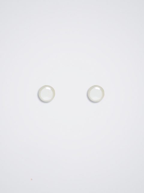 Parfois Earrings With Pearls Øreringe Dame Beige | DK-31GANEHZV