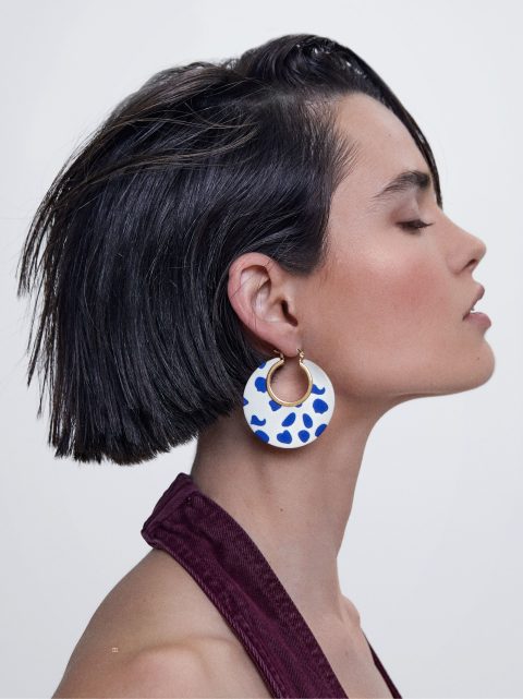 Parfois Earrings With Resin Øreringe Dame Flerfarvede | DK-06APFNYIR