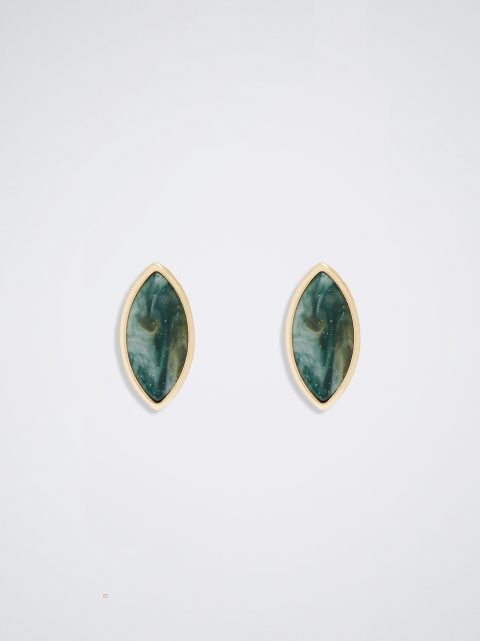 Parfois Earrings With Resin Øreringe Dame Grøn | DK-08EOUDGYJ