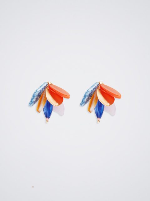 Parfois Earrings With Resin Øreringe Dame Flerfarvede | DK-34OHKVGTY