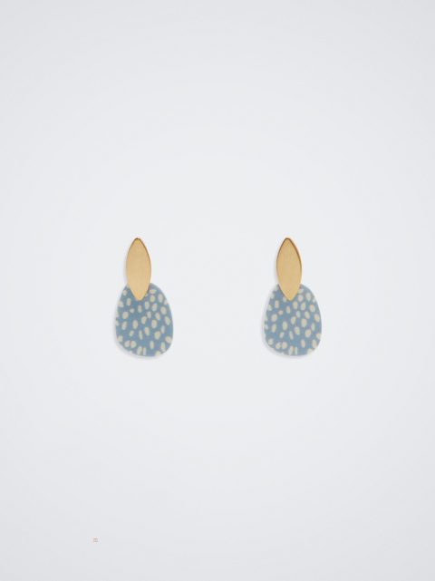 Parfois Earrings With Resin Øreringe Dame Blå | DK-45KGWXMTB