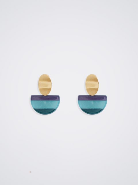 Parfois Earrings With Resin Øreringe Dame Flerfarvede | DK-62YSZPFKA