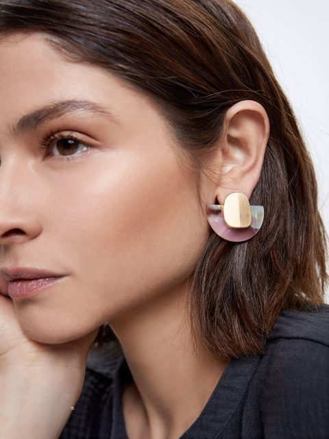 Parfois Earrings With Resin Øreringe Dame Flerfarvede | DK-95YQBRXAF