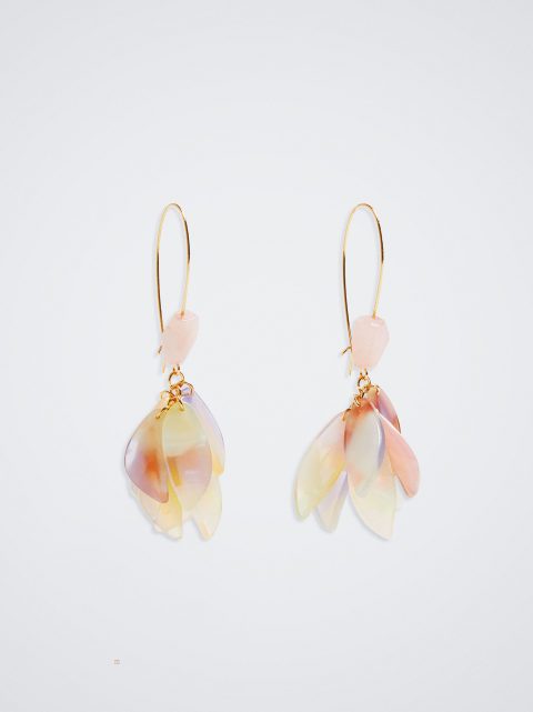 Parfois Earrings With Semiprecious Stone Øreringe Dame Flerfarvede | DK-93ZNBYOFG