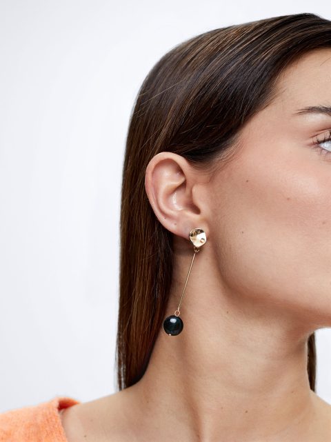 Parfois Earrings With Stone Øreringe Dame Grå | DK-62HSNWMTF