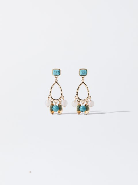 Parfois Earrings With Stone Øreringe Dame Blå | DK-72PYRHVJK