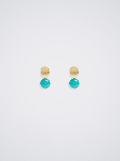 Parfois Earrings With Stone Øreringe Dame Blå | DK-95NEFLDMK